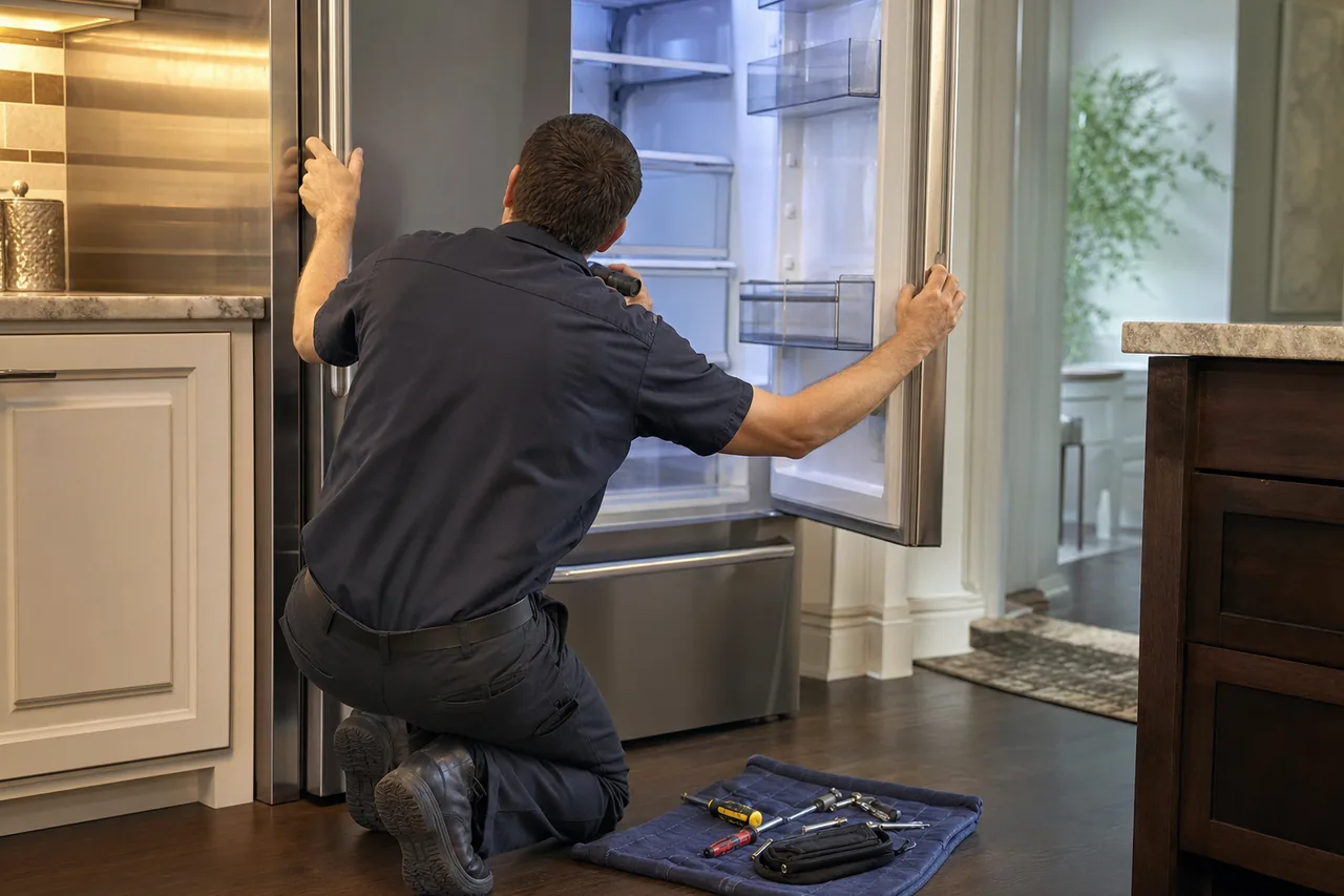 A Greenwich kitchen with a built-in Sub-Zero refrigerator and a Wolf range